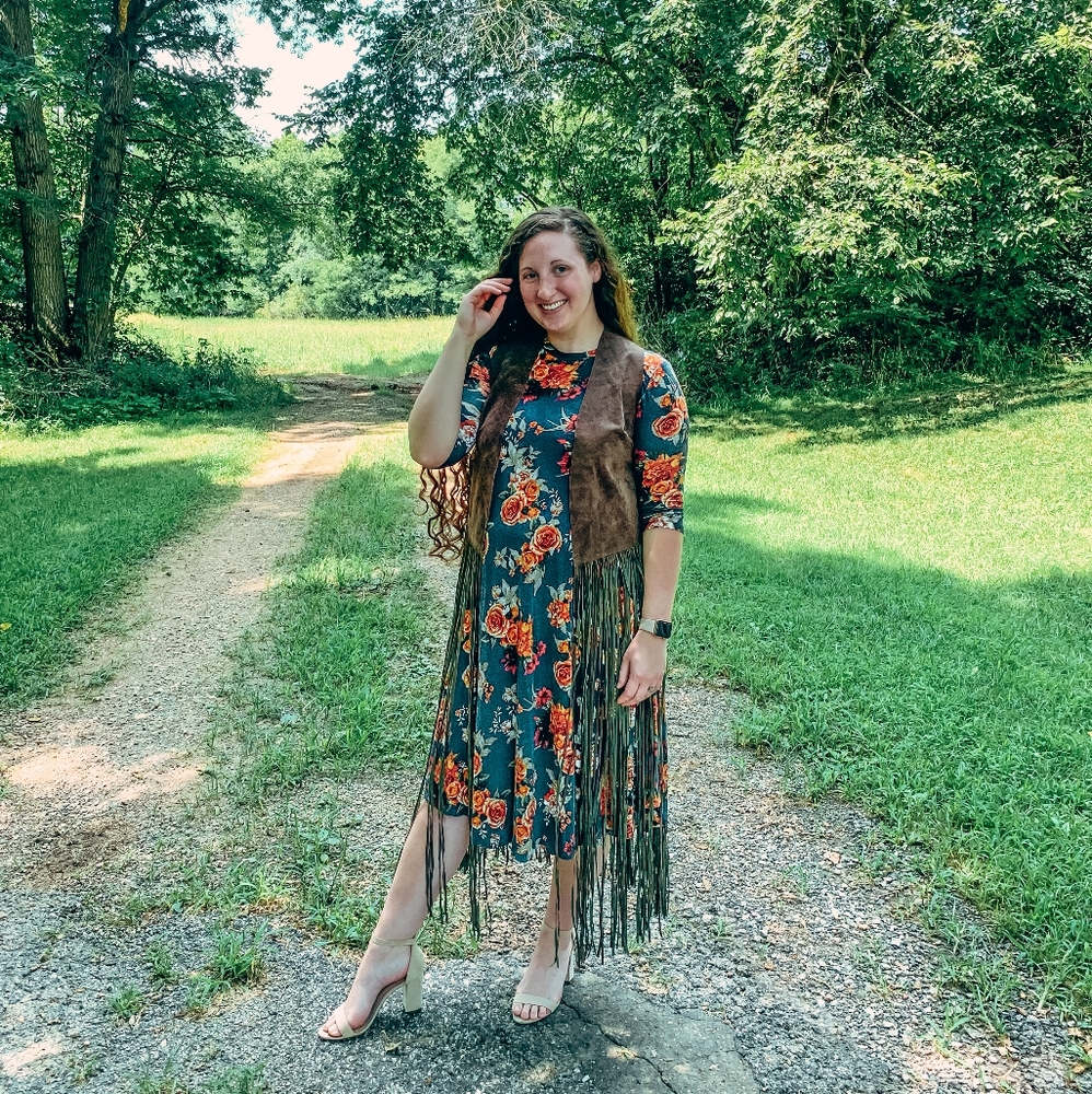 Tropical Jungle Green Vest